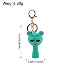 Sky Sprunki Keychain – Blue Silicone Character Bag Charm for Sprunki Fans