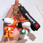 Snoopy Silicone Doll Keychain - Cute Cartoon Bag & Car Pendant