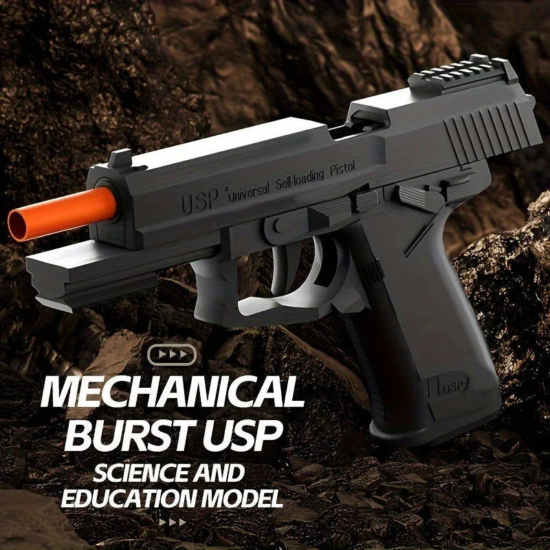 Toylvia soft bullet toy blaster shown in action design for kids pretend play