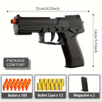 Toylvia soft bullet toy blaster size and product details diagram
