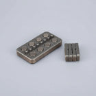 Metal Magnetic Fidget Slider Push Card Sound Wave EDC Toy