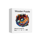 Celestial Sphere: Space Planet High-Difficulty Wood Jigsaw