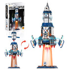 Deformable Space Rocket Building Set | 950Pcs 2-in-1 STEM Toy | Toylvia