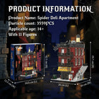 Spider Deli Apartment Building Blocks – 3559PCS Modular City Set