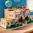 Springfield School Building Blocks Set - 3500PCS Cartoon Architecture