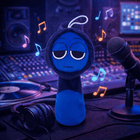 Jevin Sprunki Plush Toy — Blue Stuffed Animal 20cm
