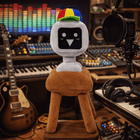 Mr. Fun Computer Sprunki Plush Toy — Multicolor Stuffed Animal 20cm
