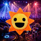 Mr. Sun Sprunki Plush Toy — Yellow Stuffed Animal 20cm