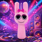 Pinki Sprunki Plush Toy — Pink Stuffed Animal 20cm