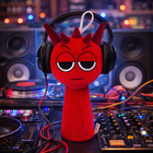 Raddy Sprunki Plush Toy — Red Stuffed Animal 20cm