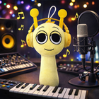 Simon Sprunki Plush Toy — Yellow Stuffed Animal 20cm