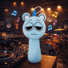 Sky Sprunki Plush Toy — Cyan Stuffed Animal 20cm