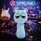 Sky Sprunki Plush Toy — Cyan Stuffed Animal 20cm