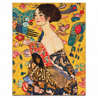 Gustav Klimt Lady with a Fan 1000 Piece Jigsaw Puzzle Art Decor