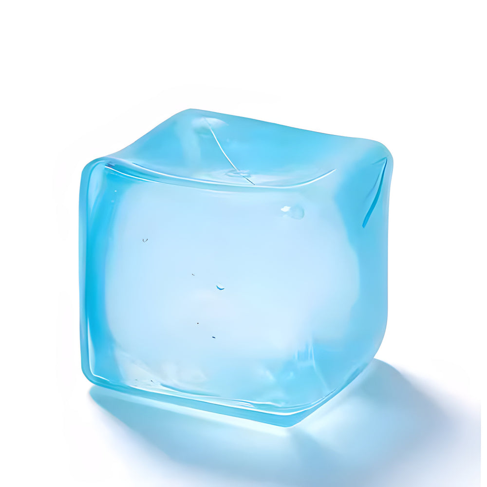 Squishy Stress Cube, Large Fidget Stress Ball Sensory Anti-Anxiety Slow Rising, Blue
