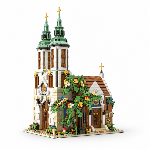 St. Andrew's Church 3306PCS historical replica building block set