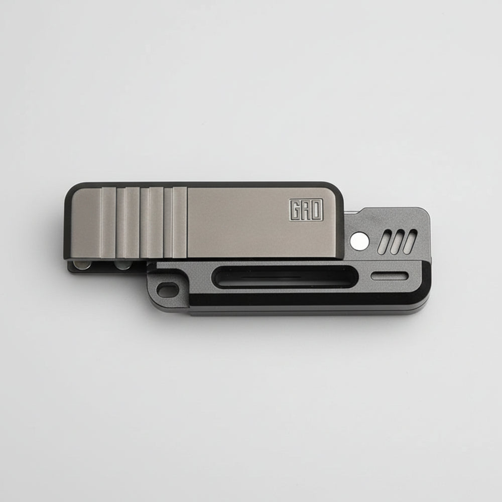 Stainless Steel Gun Magnetic Fidget Spinner Slider EDC Toy