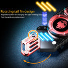 Star Soldier Metal LED Fidget Spinner 729 Light Effects EDC