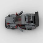The Stealth Racer: 374-Piece Gray Sports Car DIY Construction Kit