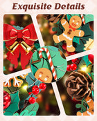 Rolife 3D Wooden Christmas Wreath | 252PCS DIY LED Decor | ToyIvia