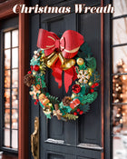 Rolife 3D Wooden Christmas Wreath | 252PCS DIY LED Decor | ToyIvia