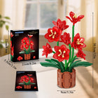 Amaryllis Flowers Bonsai Building Set | 503PCS Botanical Model | ToyIvia
