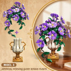 2-in-1 Morning Glory Building Set | 1136PCS Botanical Model | ToyIvia