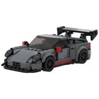 The Stealth Racer: 374-Piece Gray Sports Car DIY Construction Kit