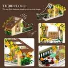 City Coffee House Building Set | 1173PCS Cafe Shop with Lights | ToyIvia