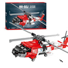 HH-60J Black Hawk Helicopter Building Set | 1093PCS Military Model | ToyIvia