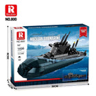 Strategic Nuclear Submarine Building Set | 1498PCS Military Navy | ToyIvia