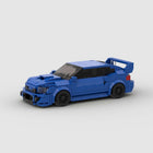 303PCS Blue Sports Car Building Blocks - DIY Racing Vehicle Model