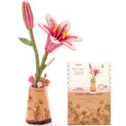 Rowood 3D Wooden Rose Bouquet - DIY Adjustable Flower Model Kit