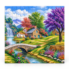 Stone Houses in the Woods 1000 Piece Jigsaw Puzzle 75x50cm