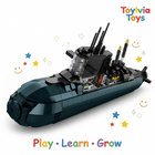Strategic Nuclear Submarine Building Set | 1498PCS Military Navy | ToyIvia