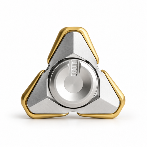 Magnetic Open-Armor Fidget Spinner Metal EDC Desk Toy - alternate view