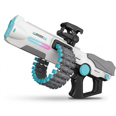 2026 Swift Flame Electric Soft Bullet Toy Gun | 30-Round Chain Fed Blaster
