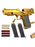 Desert Eagle Toy Gun - Realistic Shell Ejection Soft Bullet Blaster