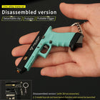 1:3 Scale G34 Metal Alloy Mini Pistol Keychain – Disassemble Model Toy