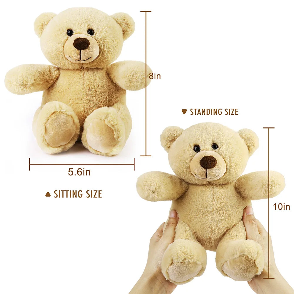 5PCS 8'' Teddy Bear Plush Set | Soft Baby & Toddler Gifts | Toylvia Secondary image