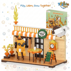 This is Fine Dog Building Set | 326PCS Meme Coffee Dog | Toylvia