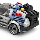 Close-up of the model’s rear deck with black vents, blue tubing, and red brick details.