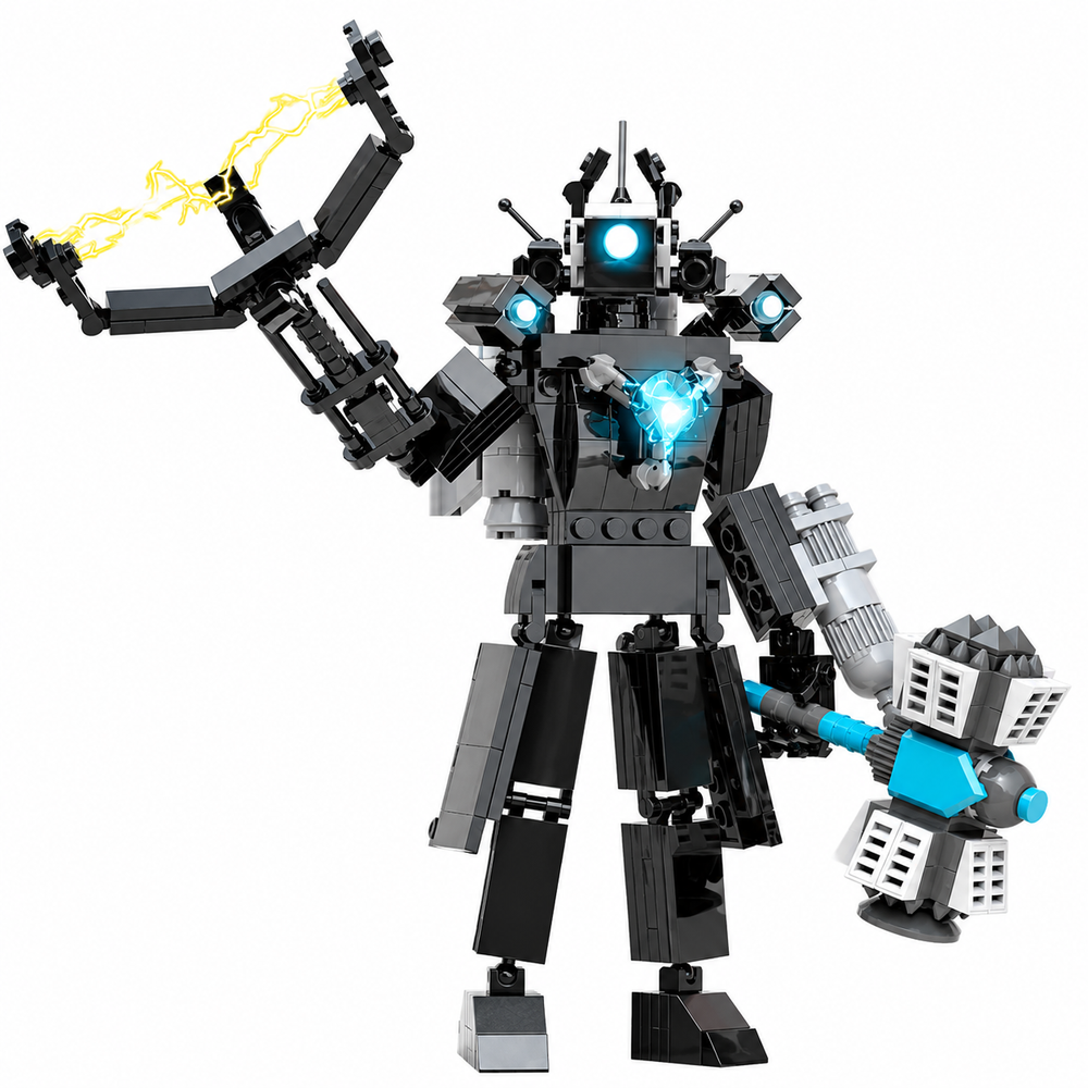 Titan Cameraman Building Blocks Set – 486PCS Skibidi Robot