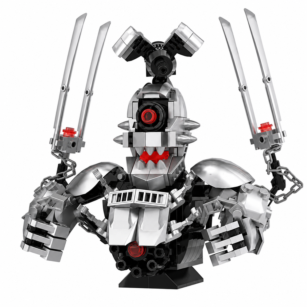 Titan Saw Monster Building Blocks Set – 313PCS Skibidi Robot