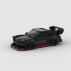 The Midnight Phantom: 321-Piece Black Sports Car DIY Construction Kit