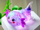 Axolotl Squishy Toy, Cute Slow Rising Fidget Toy For Stress Relief, Soft Squeeze, Purple
