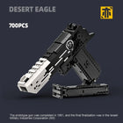 Creative Desert Eagle Building Blocks Firing Toy Pistol (8 Types)