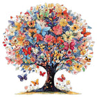 Monarch Canopy: Butterfly Tree Irregular Wooden Puzzle