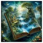 Literary Haven: High-Difficulty Magical Forest of Books Wood Puzzle