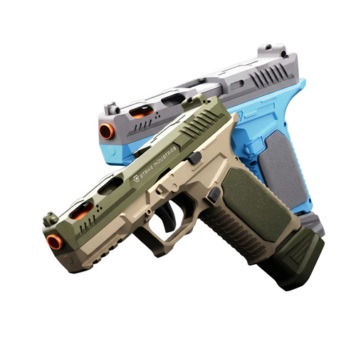 SIG17 Soft Bullet Pistol Gun - Realistic Shell Ejection & Blowback Blaster